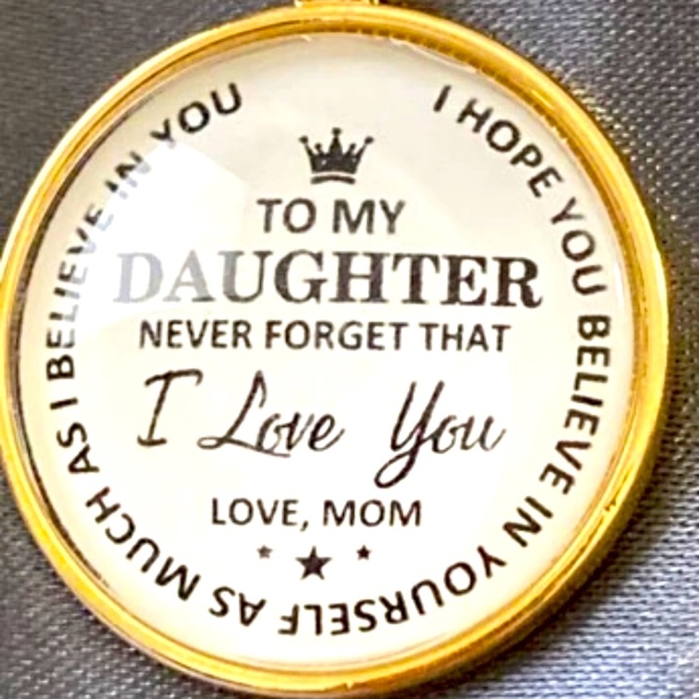 IMPERFECTION ONLY 4 LEFT To my Daughter necklace! - Picture 2 of 3